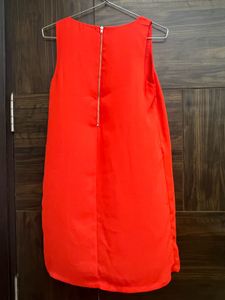 Red Shift Dress