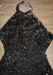 New Zara Sparkly Sequin Mini Dress