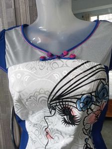 Unique Graphic Print Dress