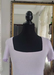 Cute Striped Crop Top
