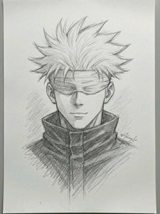 Gojo Satoru Sketch - Jujutsu Kaisen Fan Art