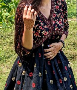Trendy Habbu Beautifully Printed Anarkali