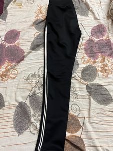 White Strip Jeggings