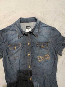 Y2K D&amp;G Denim shirt