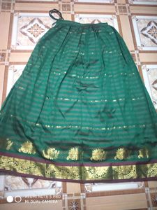 Pattu Pavadai Lehenga And Blouse