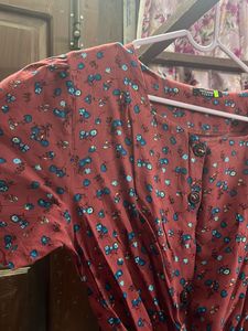 Floral Tie-Front Crop Top