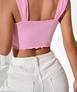 Red Ribbon Bow Tank Top