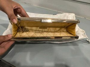 Gold Color Rectangular Box Sling