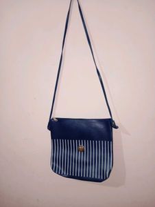 Striped Crossbody Bag