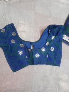 Net Saree With Blouse