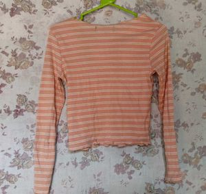 Striped Long Sleeve Top