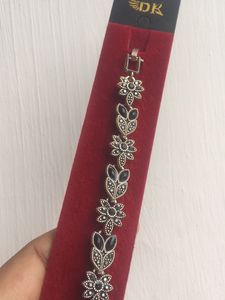 Floral Silver Bracelet