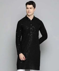 Chikankari Black Kurta with trouser ✨✨✨