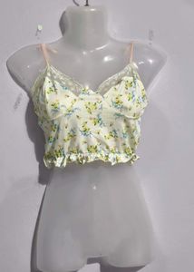 CUTE FLORAL CORSET TOP