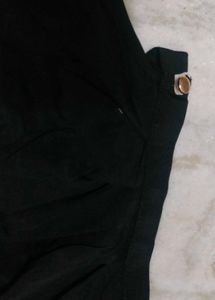 Black Cold Shoulder Top