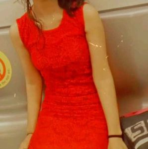 Red Bodycon Mini Dress