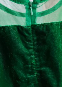 Emerald Green Velvet Dress