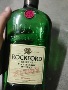 Empty  The Rockford  Whisky Bottle