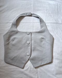 Halter Cropped Vests Top