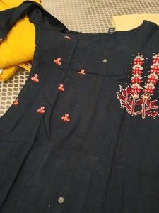 Combo Of 2 Kurtas With Beautiful Embroidery