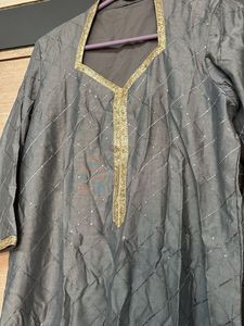 Elegant Grey Kurta