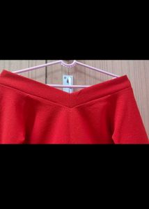 Red Western Top/Tunics