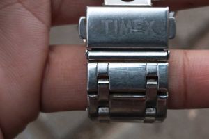 Timex Silver Watch Latest Design Day/Date Men&#39;s