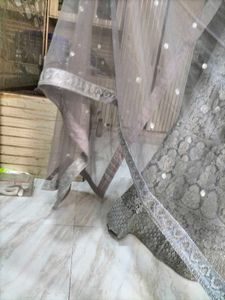 Silver Bridal Lehenga