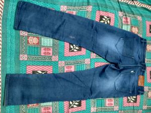 Jack And Jones Mens Blue Denim Jeans