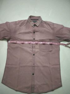 Casual Pink/phaint brown Shirt