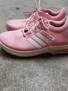 Pink &amp; White Sneakers