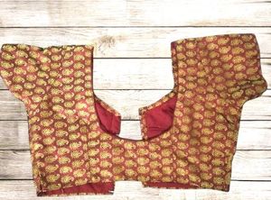 Red Printed Blouse