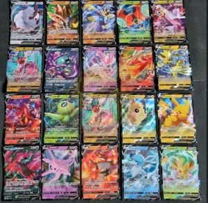 Mixed Pokemon TCG V &amp; VMAX Card Lot - 40 Cards