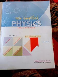 S.L Arora Class-Xll Physics Book