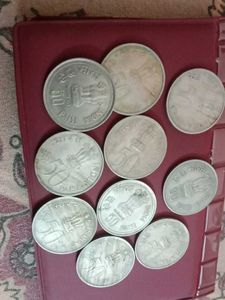 10 Pcs 50 Paisa Copper Nickel