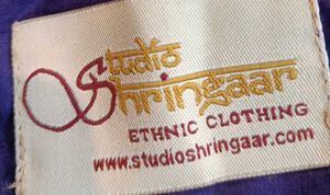 Purple Brocade Saree Blouse