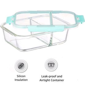 Solimo Slim High Microwave Safe Lunch Box