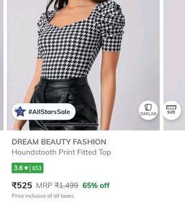 Geometric Print Top