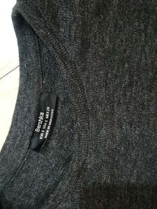 Gray Long Sleeve desinger Mini Dress