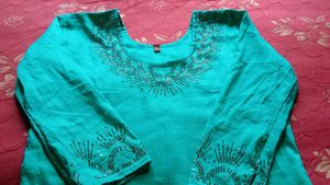 Blue Colour Top And Pant