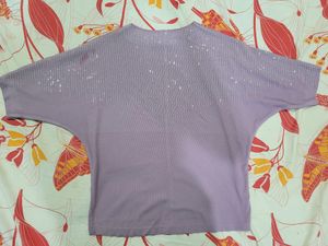 Heavy Partywear Lavender Top