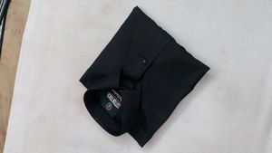 Cotton Touch Black Formal Shirt - Size M