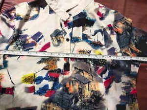 White Printed Summer Top