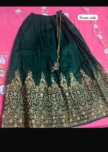 Green Lehnga Set