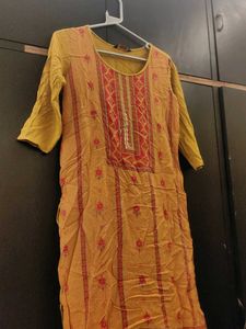 Elegant Yellow Kurta