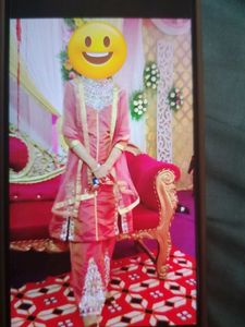 Very Beautiful A Line Cut Frock With Pant
