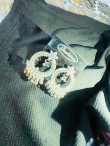 Silver Jhumka Earrings