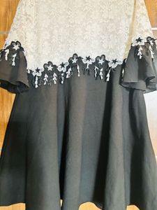 Black &amp; White Colour Tunic Or One Pice