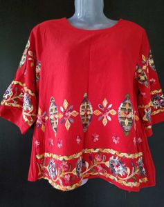 Embroidered Thai Cotton Tops