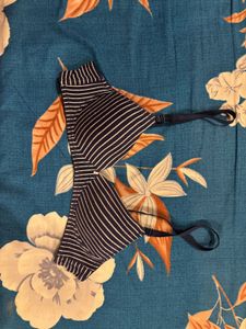 Striped Comfort Bra (Padded, Non Wired)